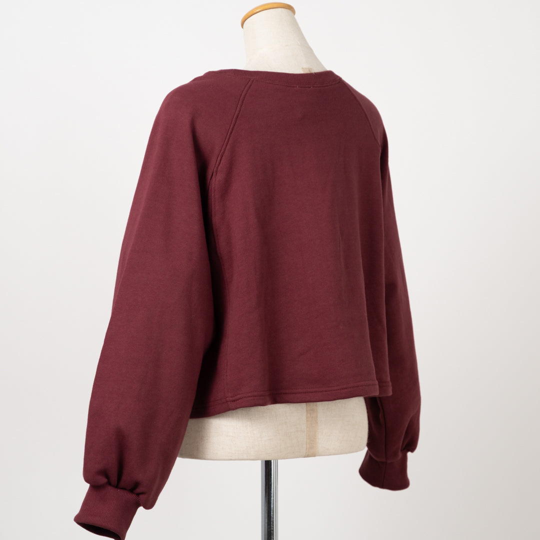 裏毛ナンバープルオーバー