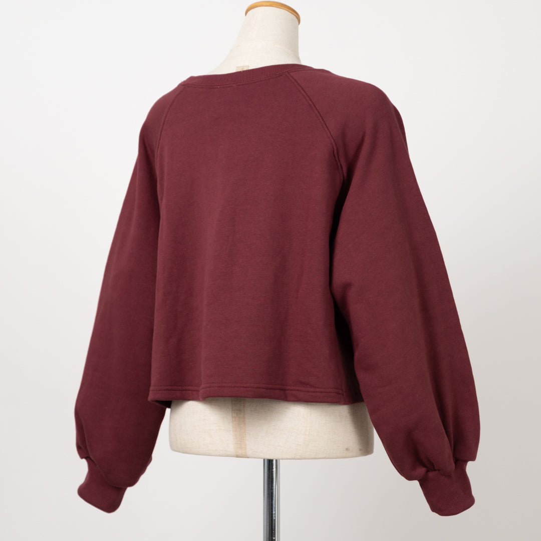 裏毛ナンバープルオーバー