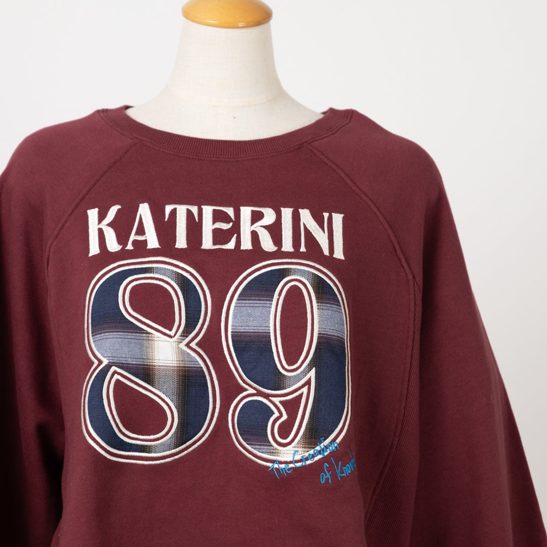 裏毛ナンバープルオーバー