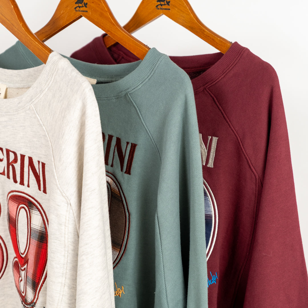 裏毛ナンバープルオーバー