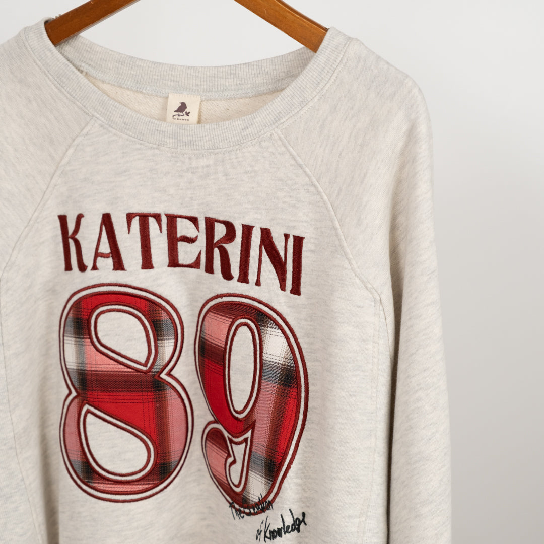 裏毛ナンバープルオーバー