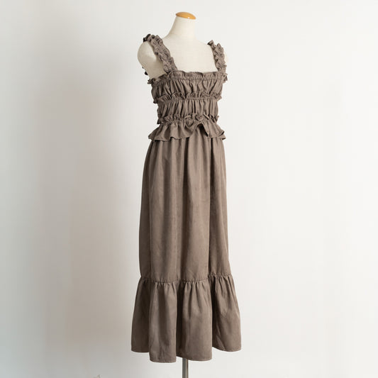 コールテンティアードキャミソールワンピース