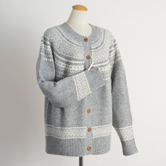 求心柄カーディガン