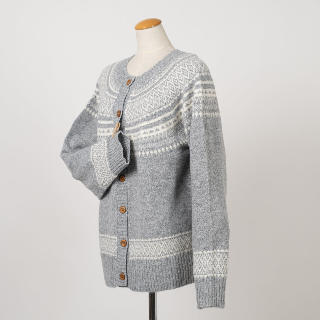 求心柄カーディガン