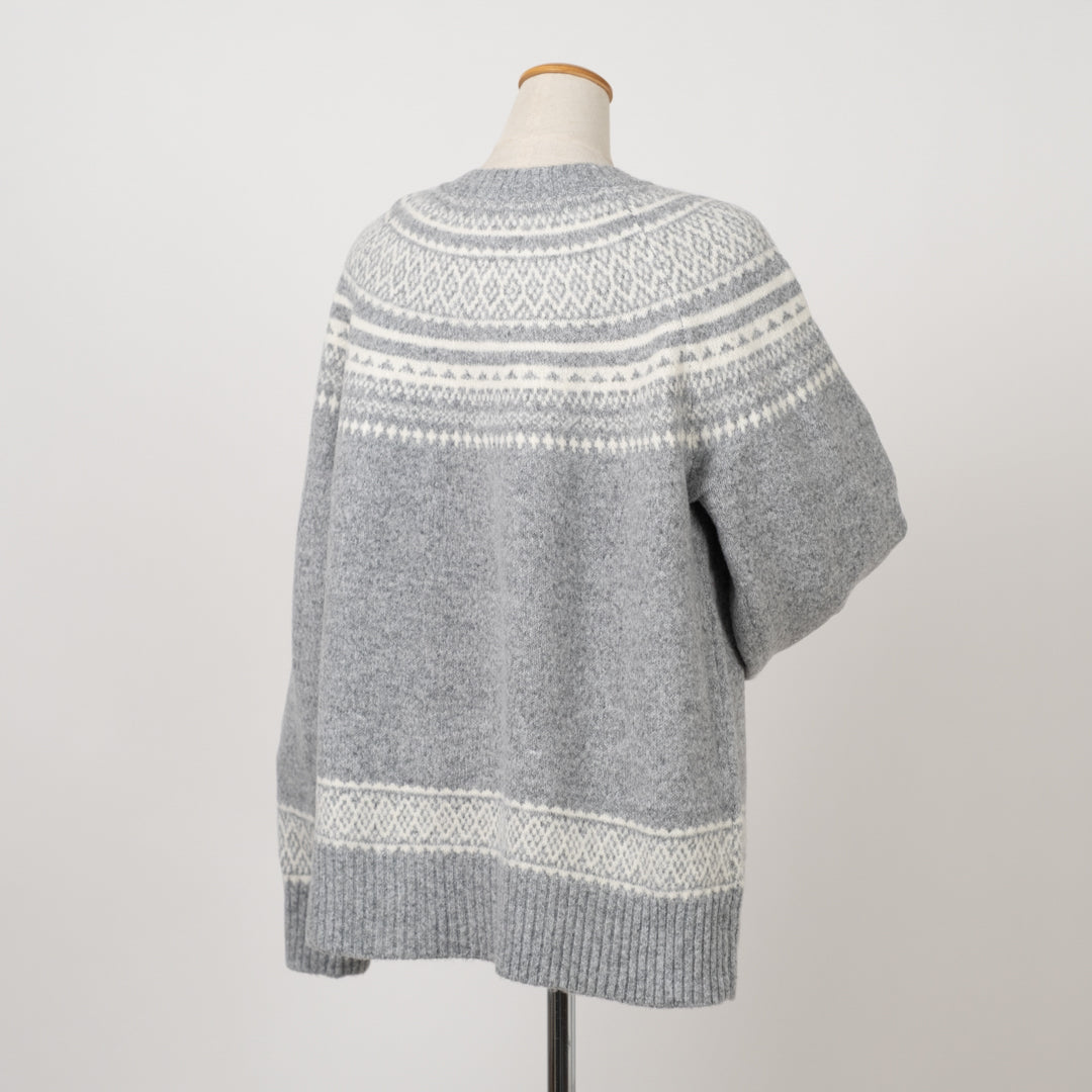 求心柄カーディガン