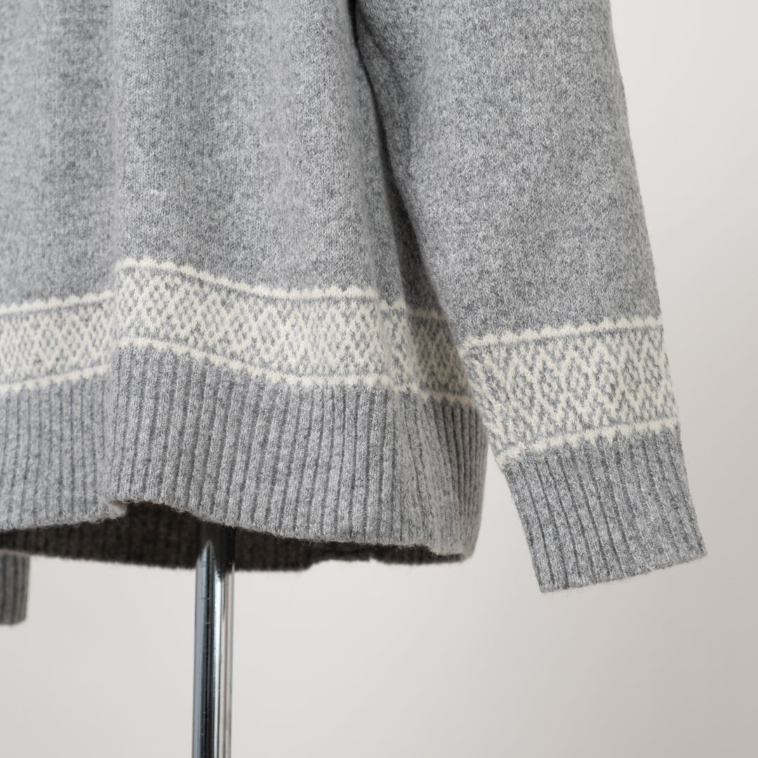 求心柄カーディガン