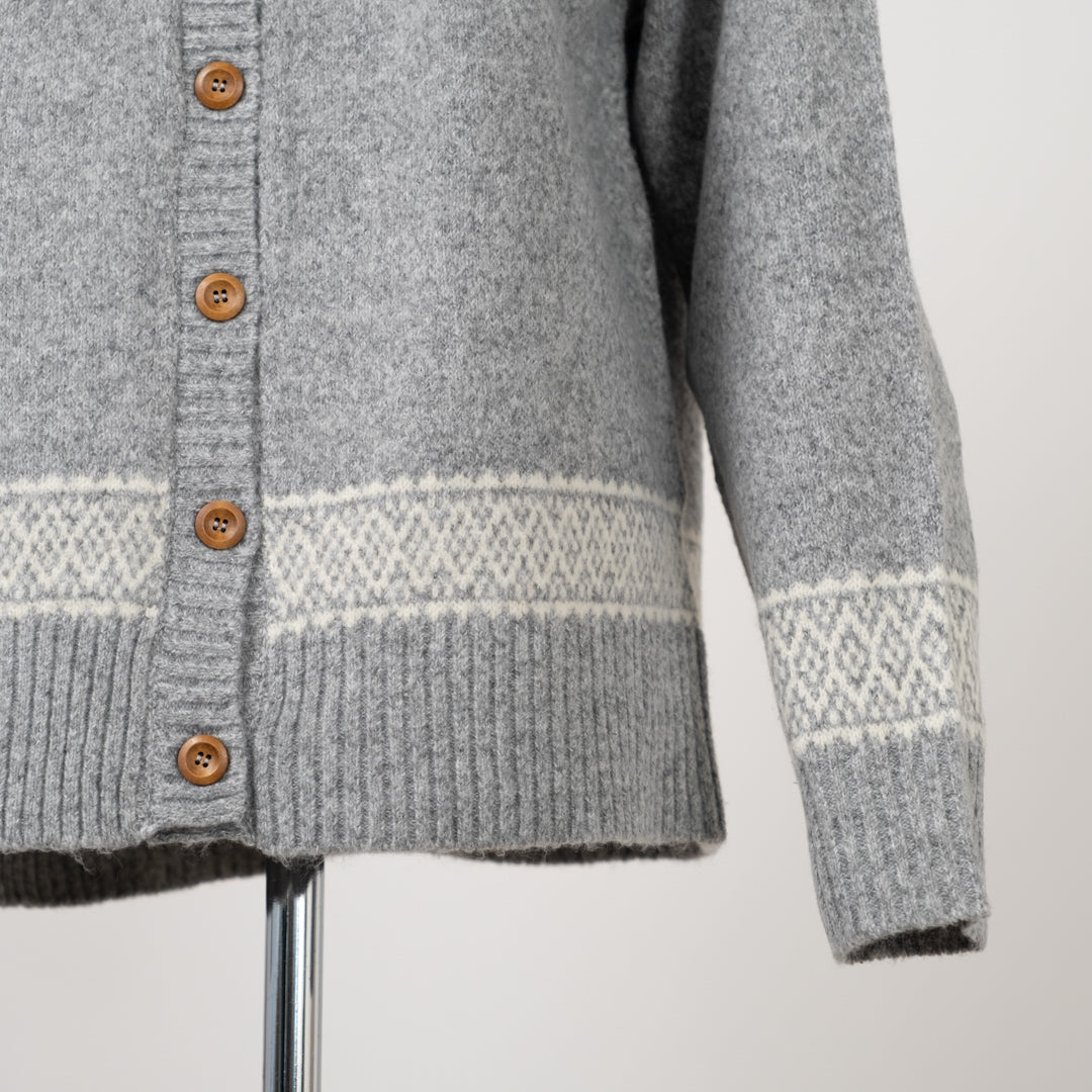 求心柄カーディガン