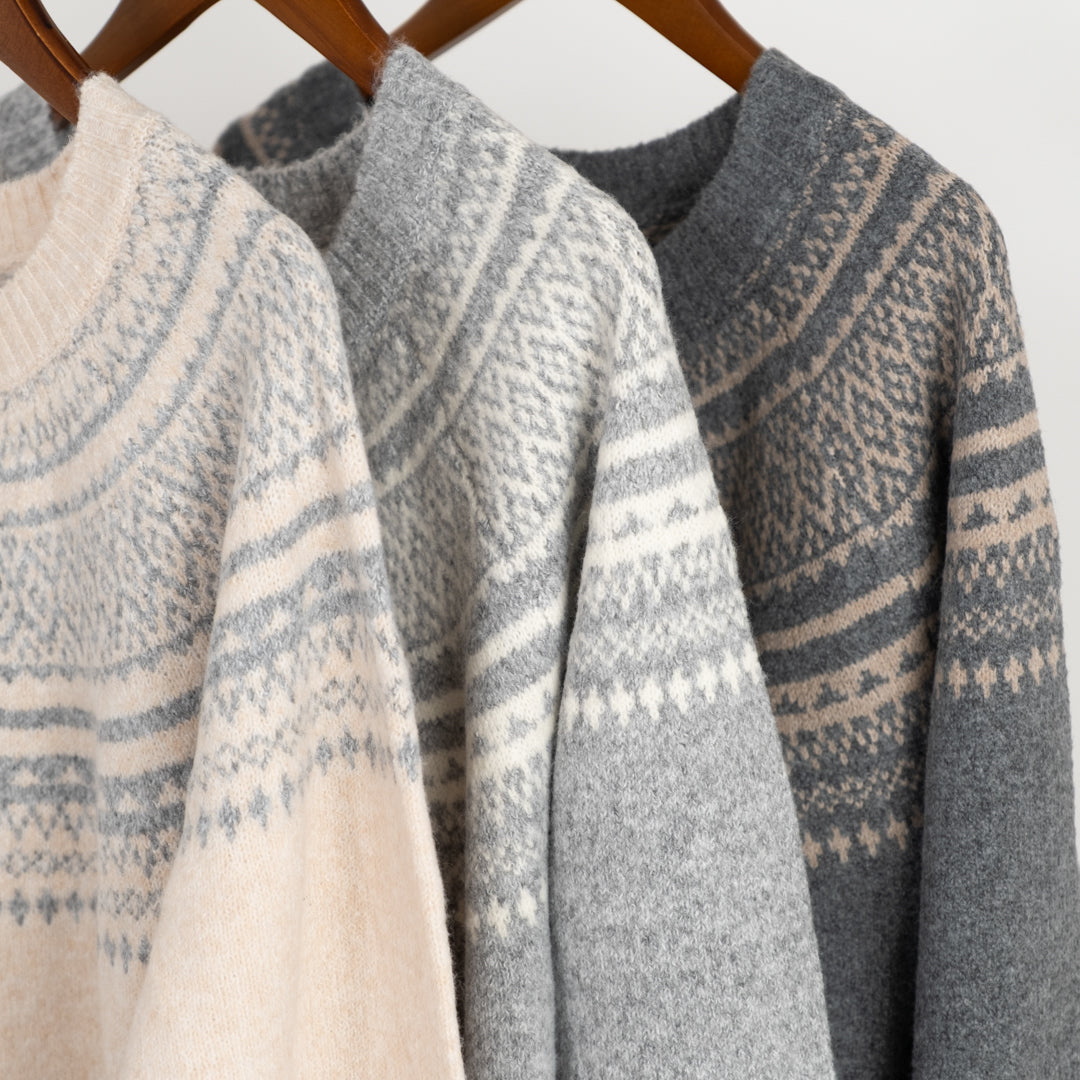 求心柄カーディガン