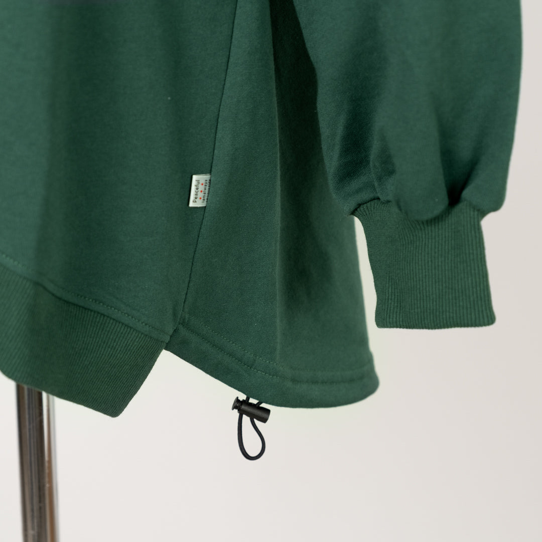 裏毛くまアップリケプルオーバー