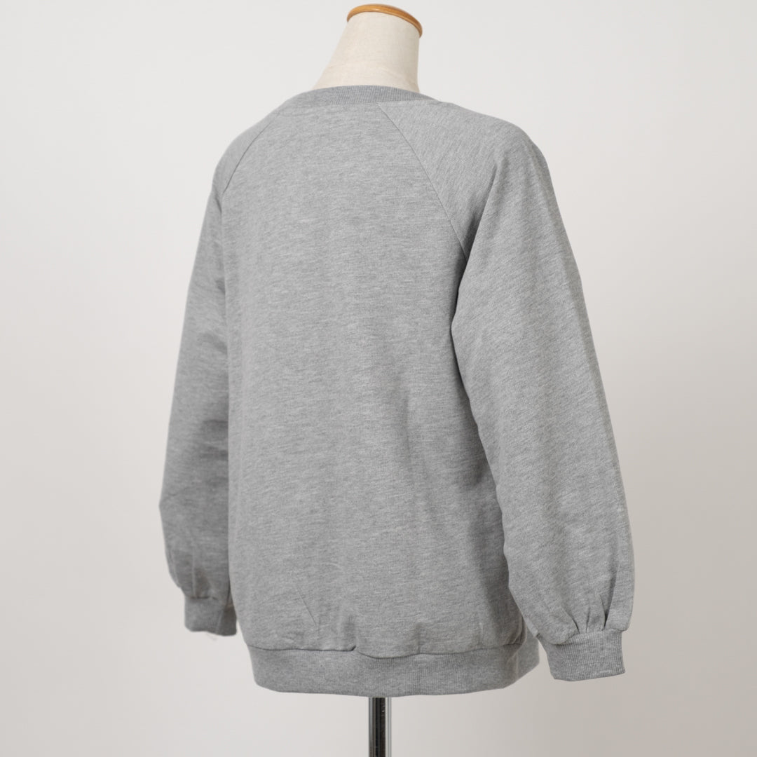 裏毛ロゴ刺しゅう＋猫プルオーバー