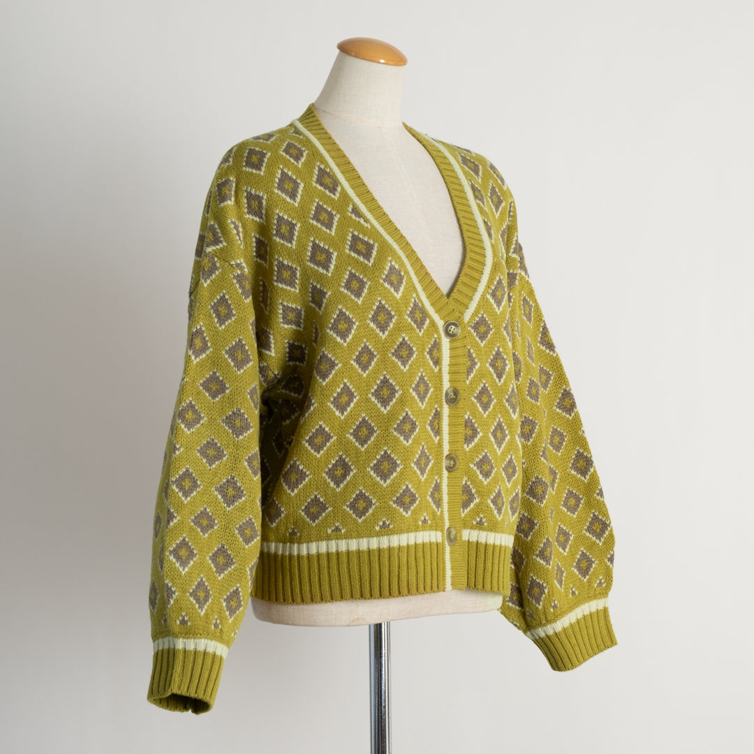 コモン柄ジャガードニット