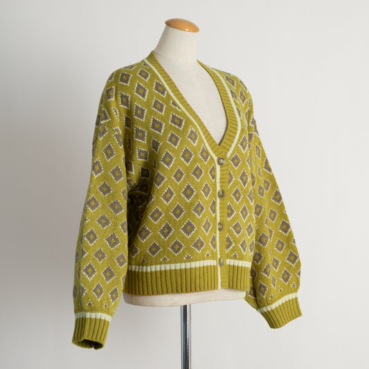 コモン柄ジャガードニット