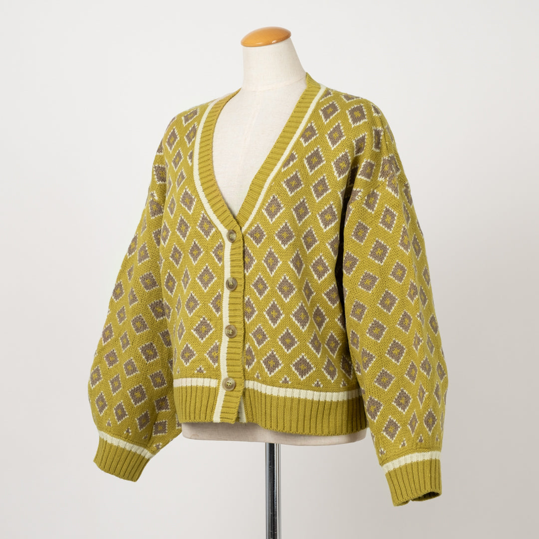 コモン柄ジャガードニット