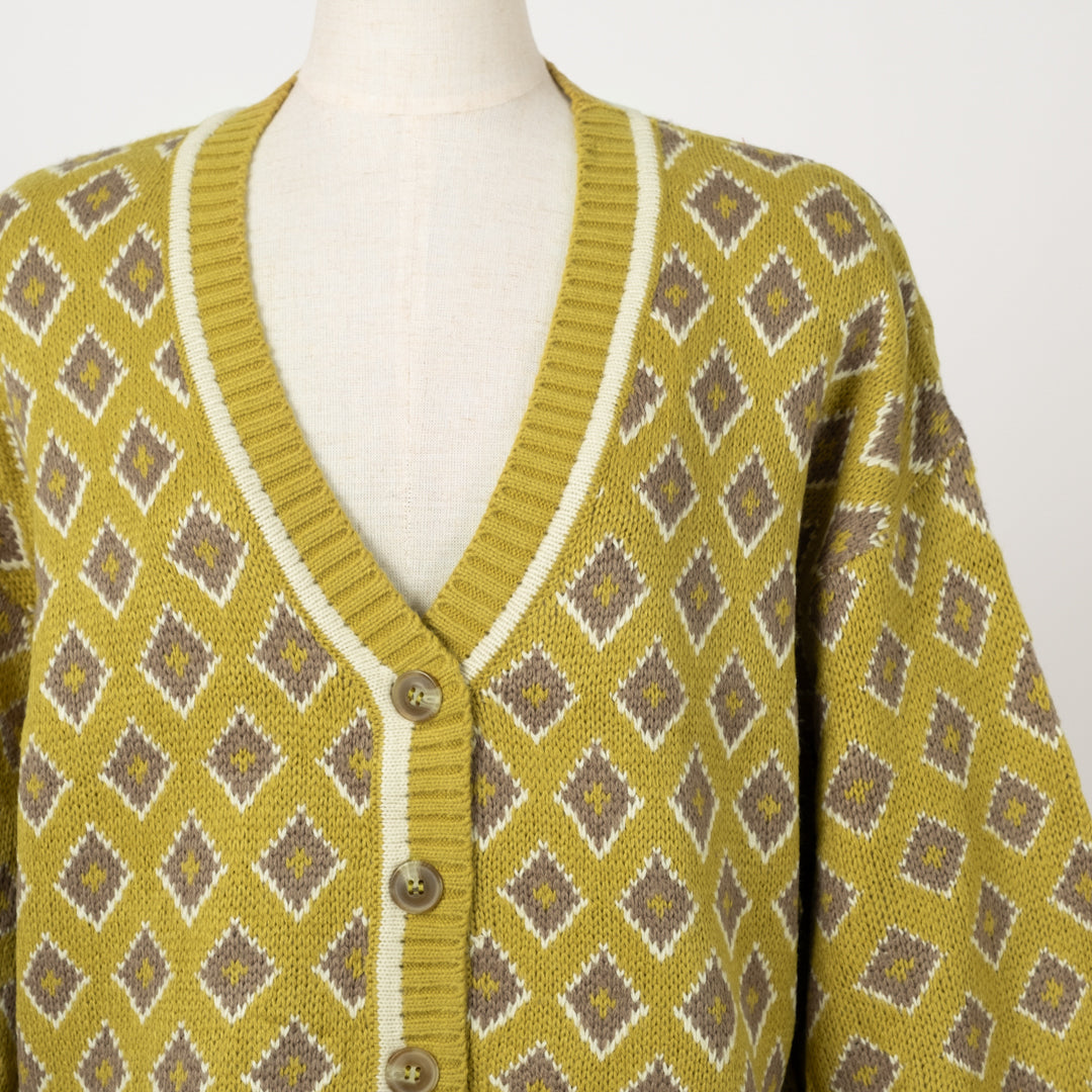 コモン柄ジャガードニット