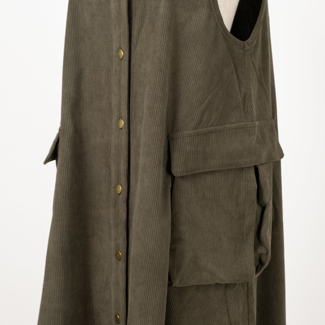 でかポケAラインジャンバースカート