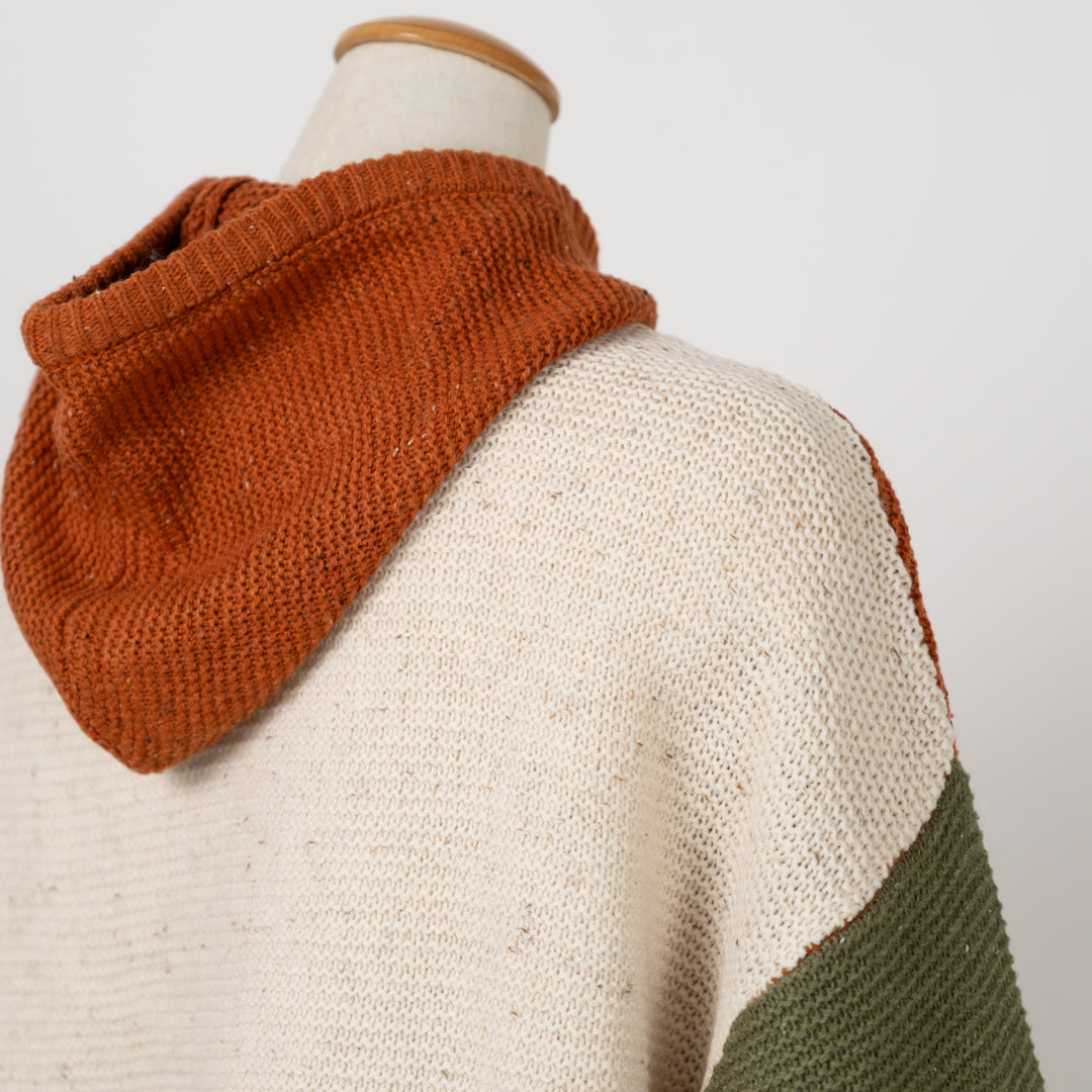 ネップニットパーカー