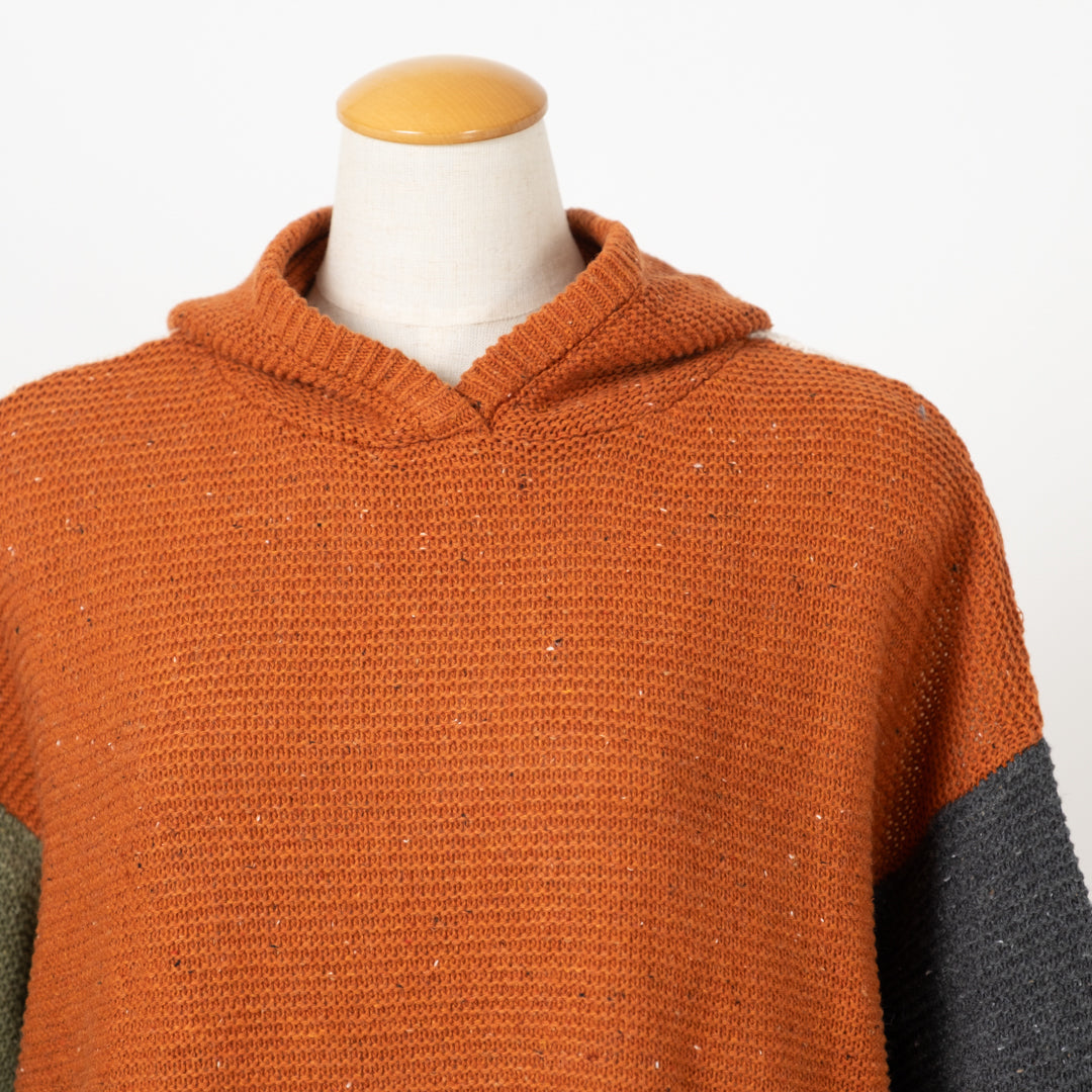 ネップニットパーカー