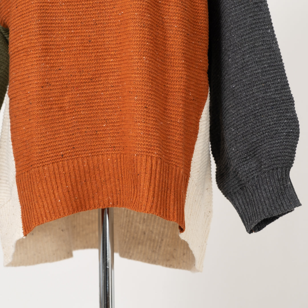 ネップニットパーカー