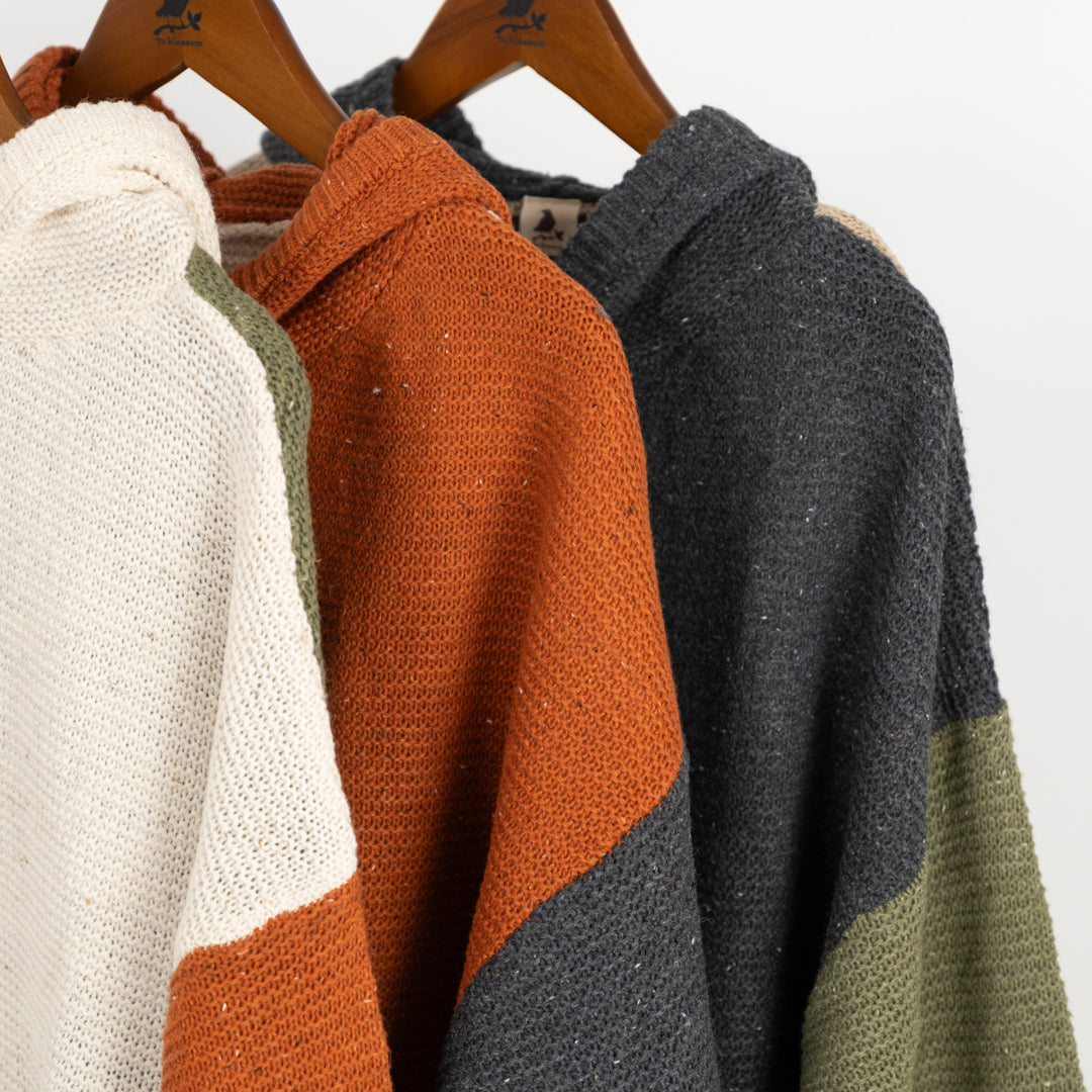 ネップニットパーカー