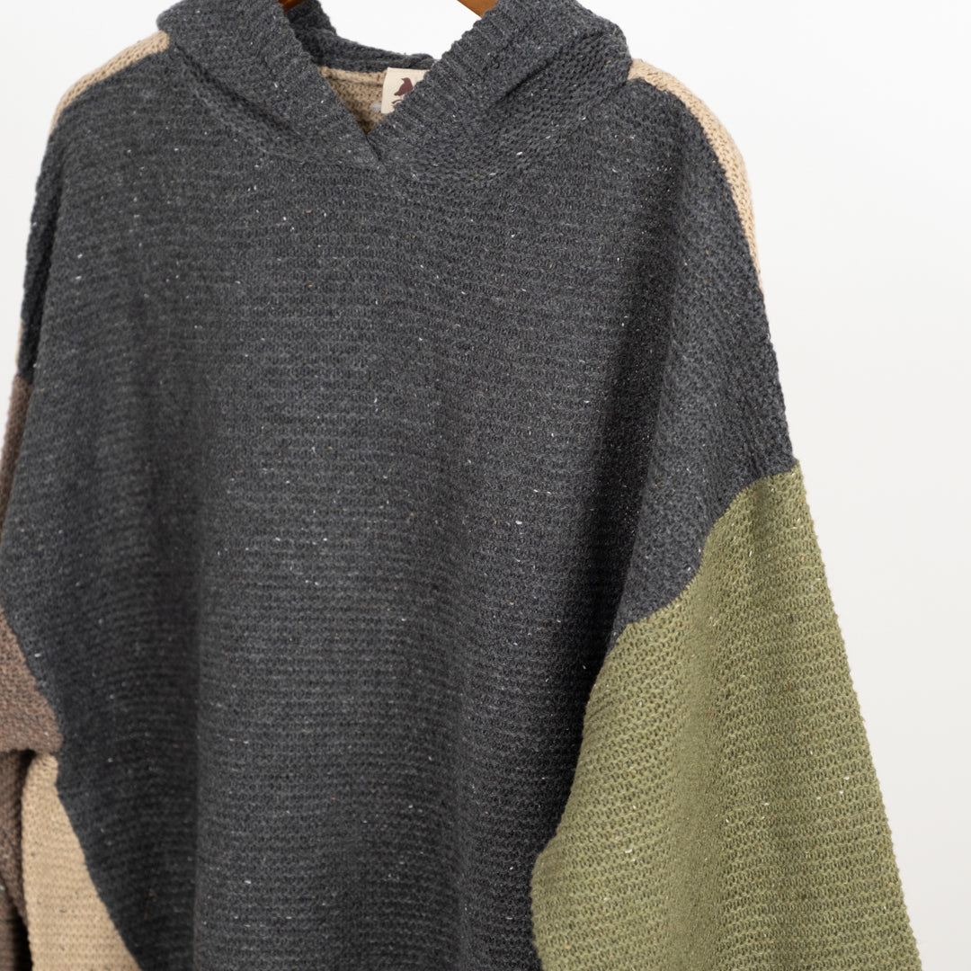 ネップニットパーカー