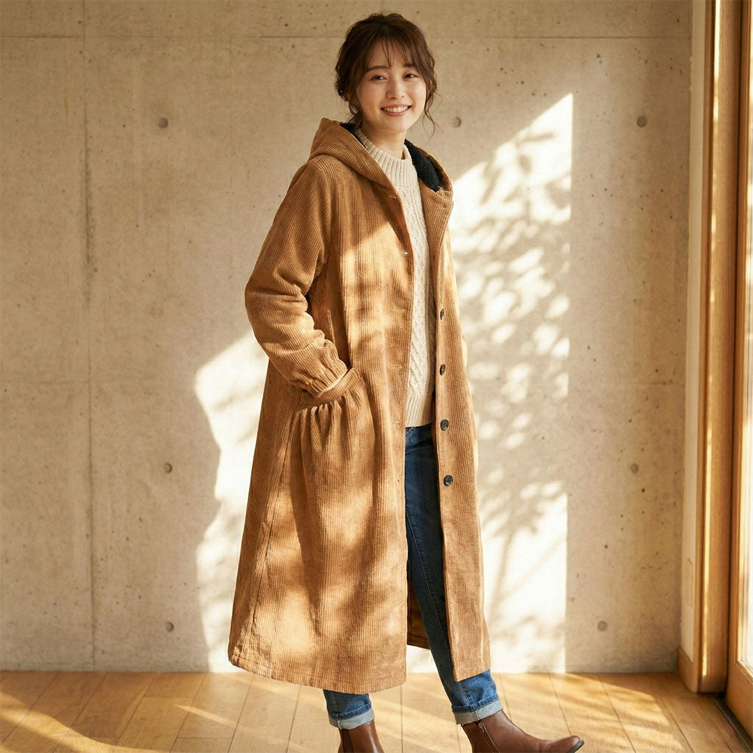 コールテン裏シャギーコート