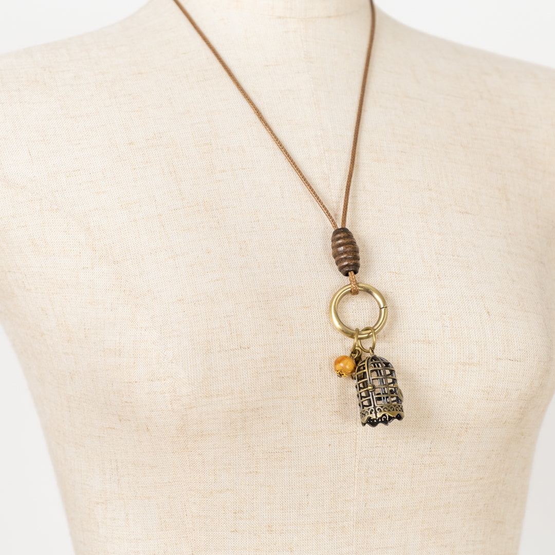 森の小鳥のゆりかごネックレス