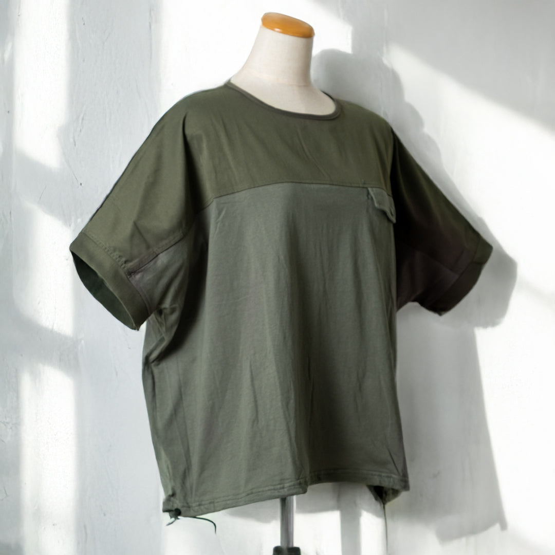 異素材切替バイカラープルオーバー (10094715961476)