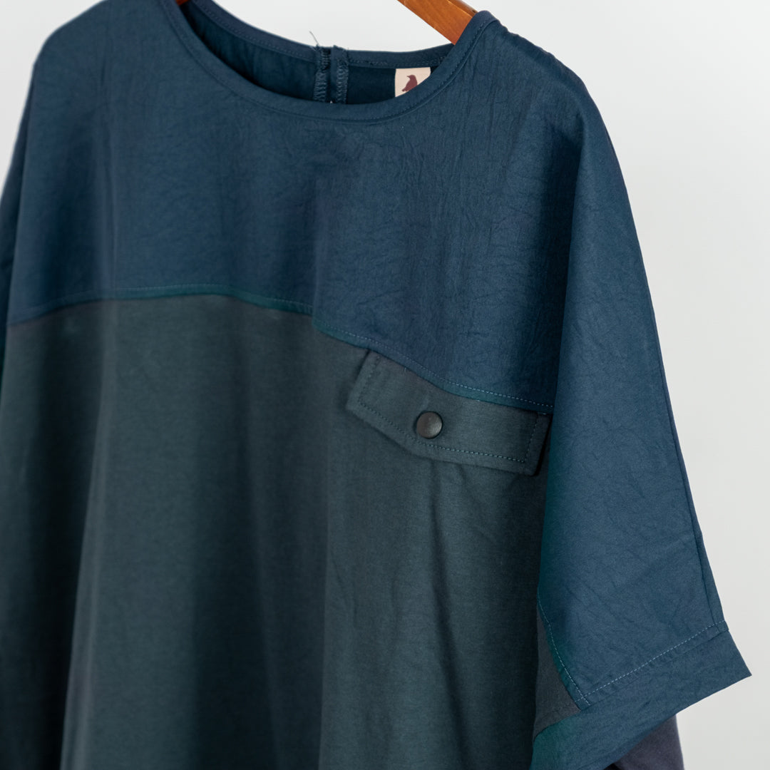 異素材切替バイカラープルオーバー (10094715961476)