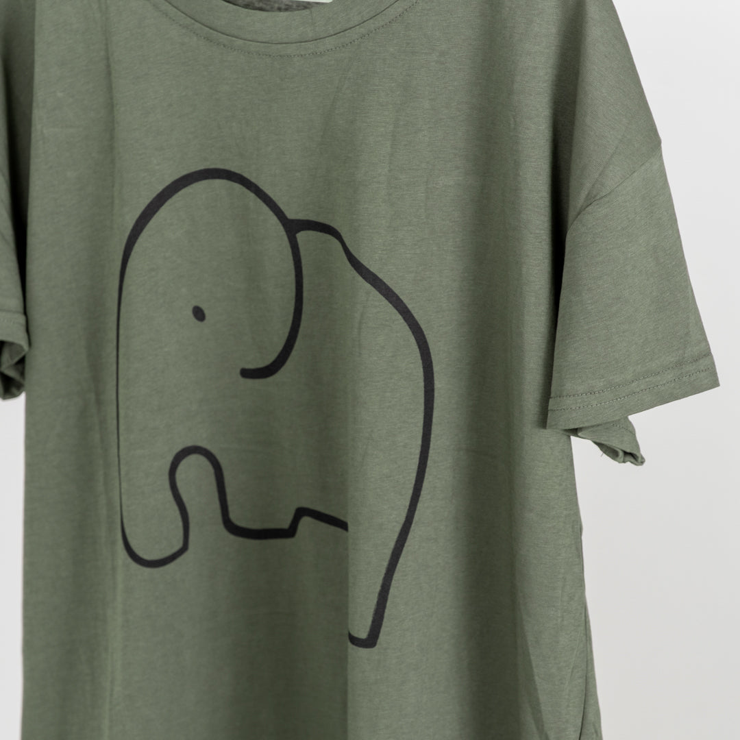 ゾウTシャツ (9995993841796)