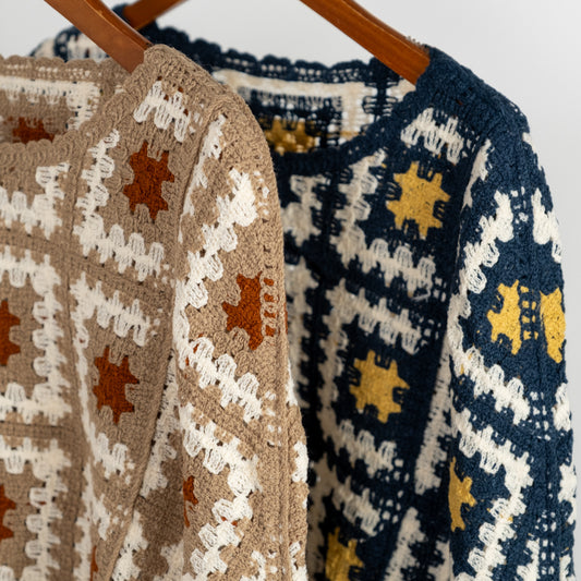 デザインニットポンチョ (10107934376068)