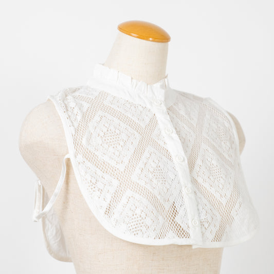 花柄刺しゅう付け襟 (10118123847812)