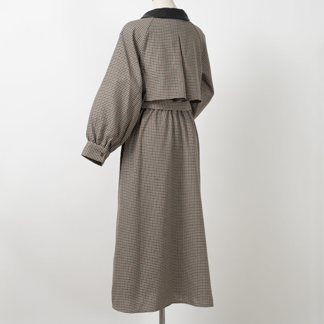 合皮トレンチワンピース – to blossom