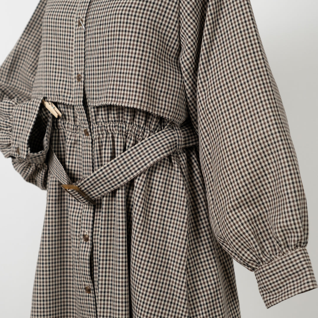 合皮トレンチワンピース – to blossom