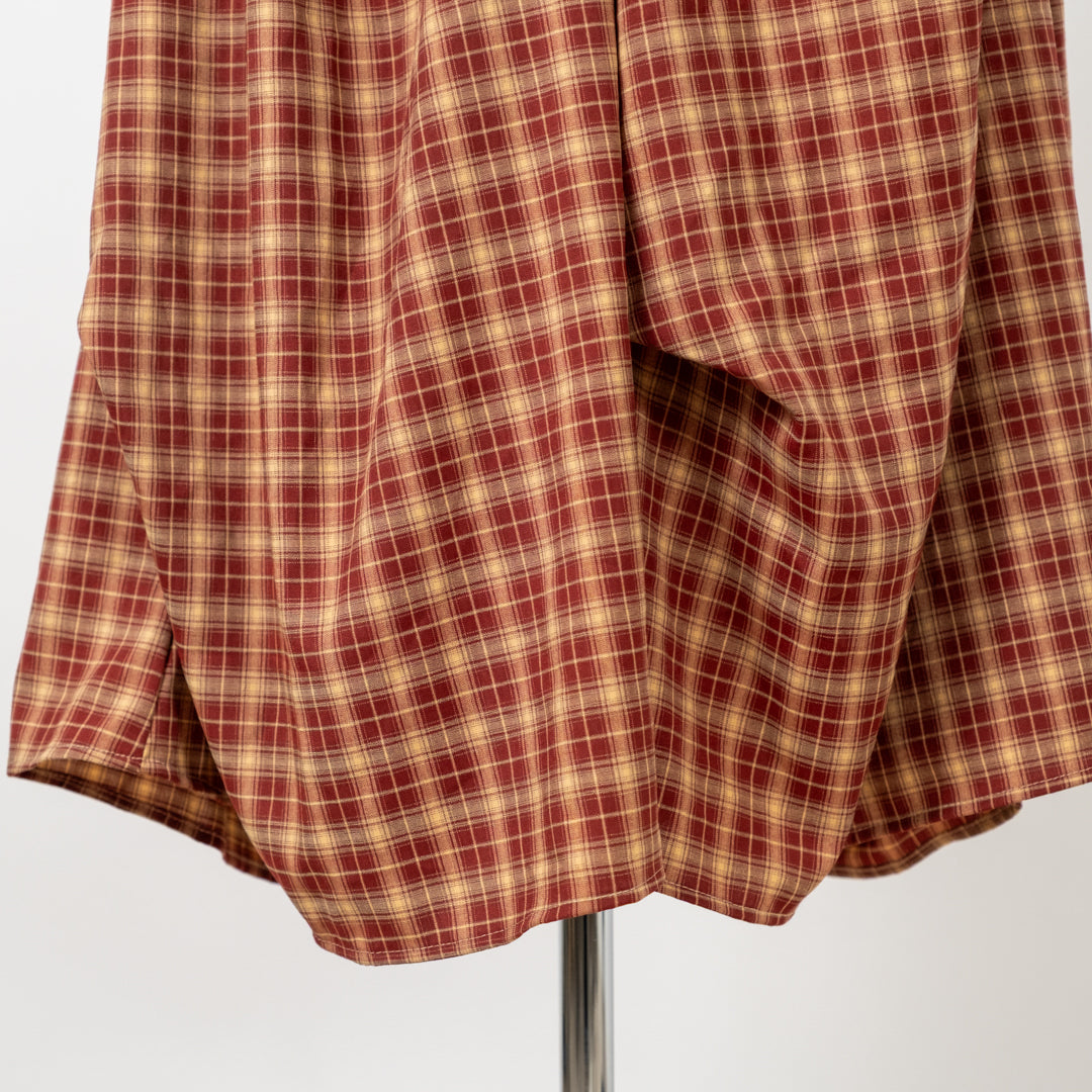 ミドルチェックスカート