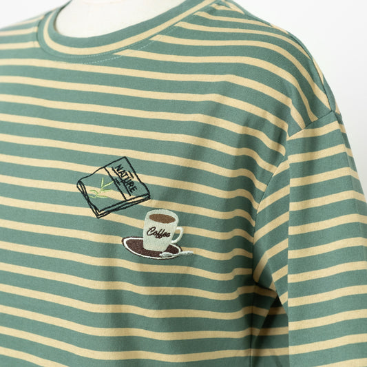 レトロカフェ刺しゅう七分