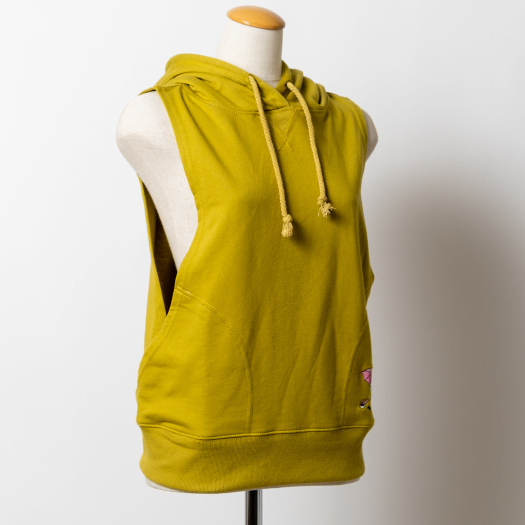 傘猫ミニ裏毛ベスト