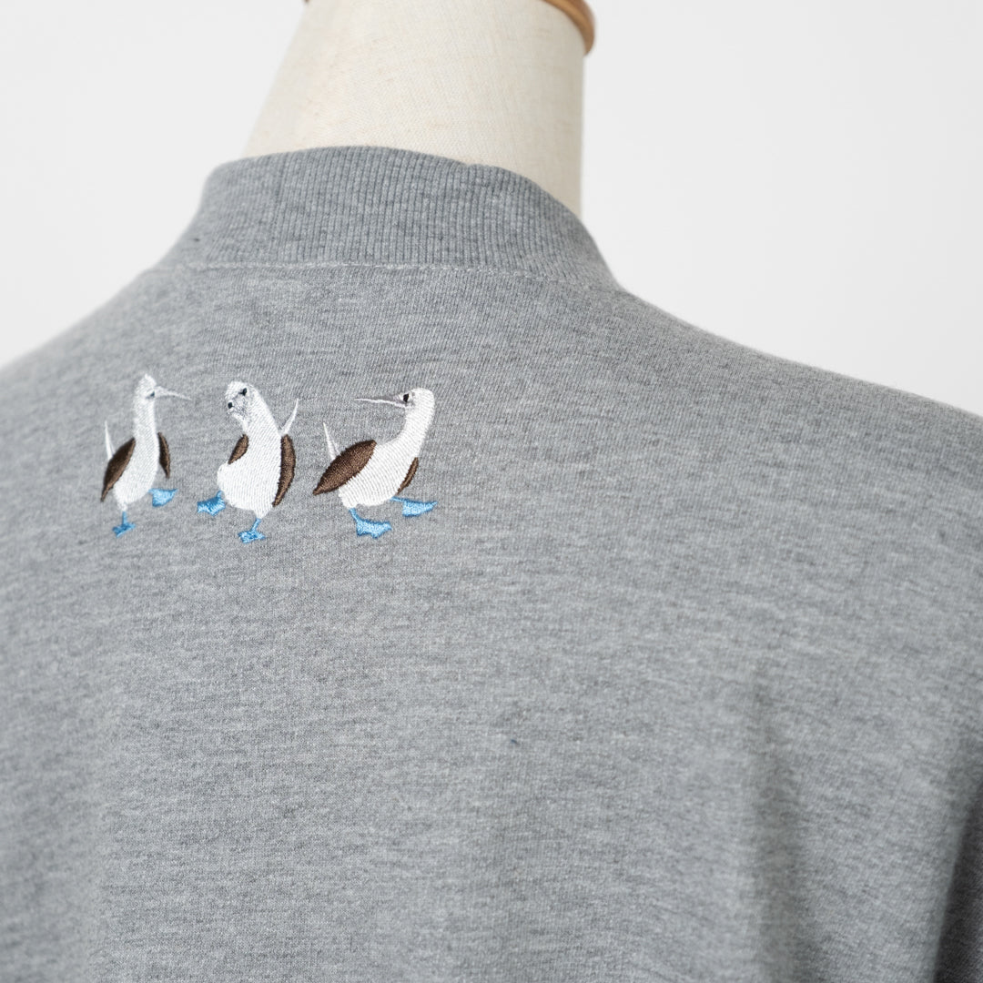 青足カツオドリＶネックカーディガン