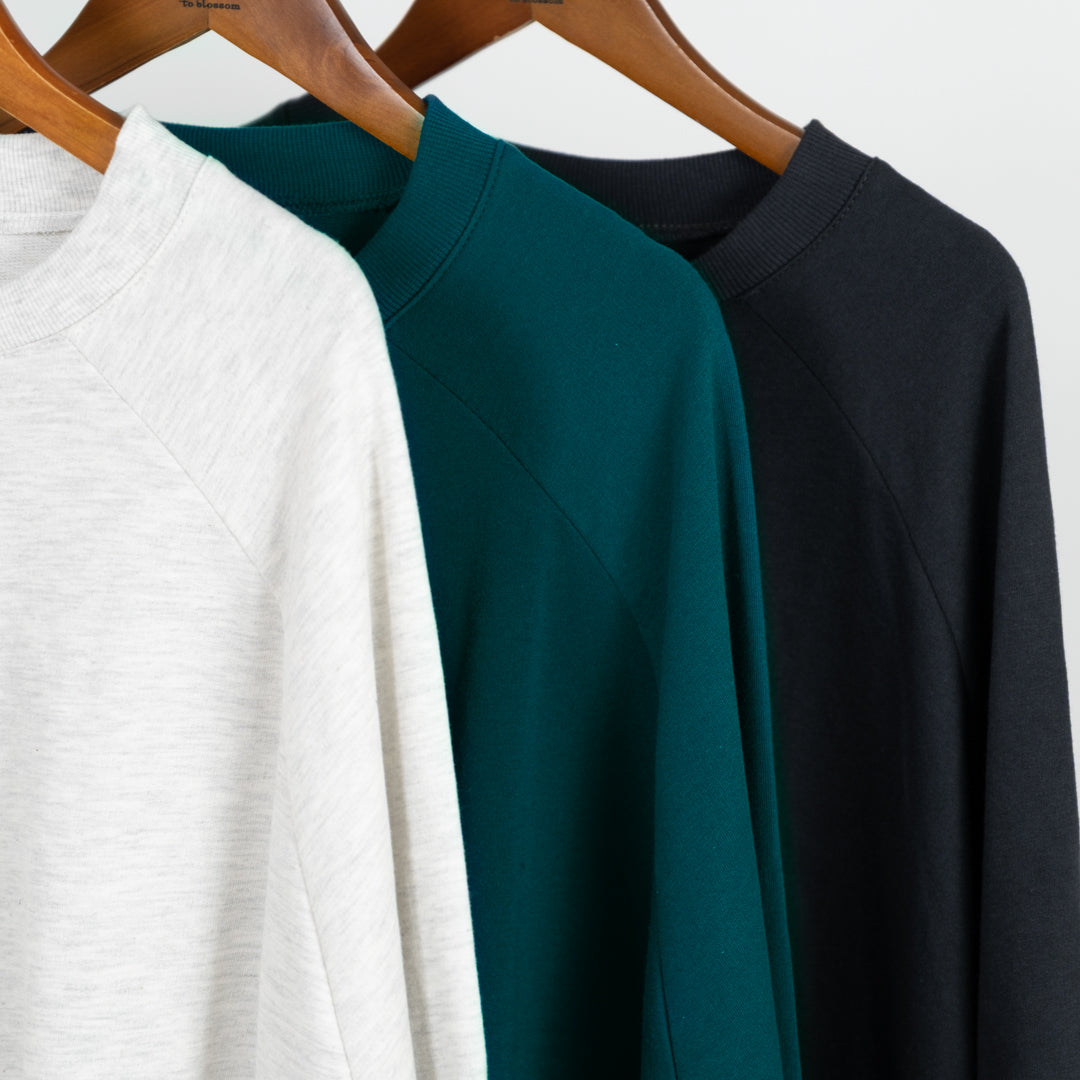 ハシビロコウミニ裏毛カーディガン