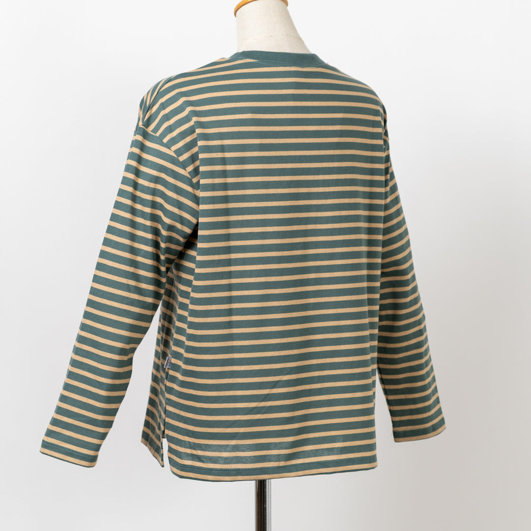 肉球ワンポイント七分袖Tシャツ