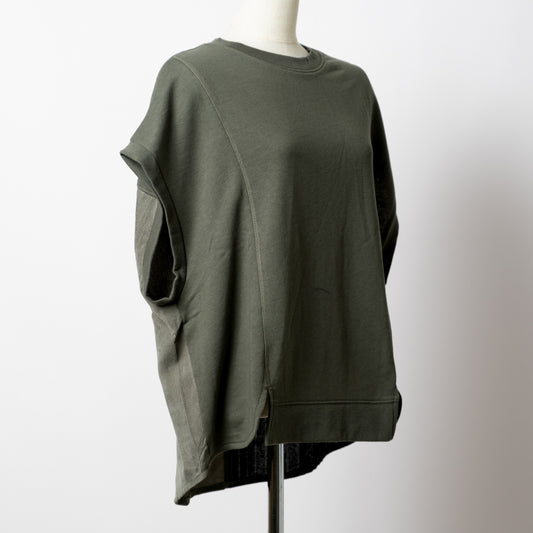 裏毛切替えベスト