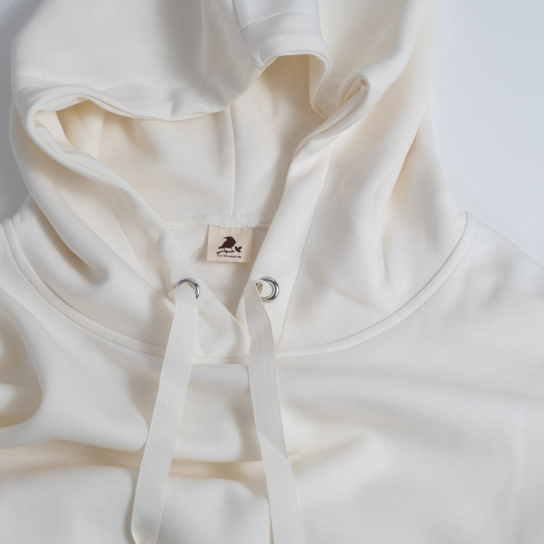 ダンボールニット脇スリットパーカー