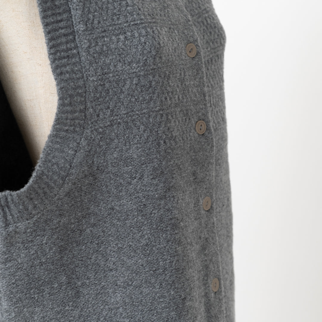 柄ヨーク前開きベスト