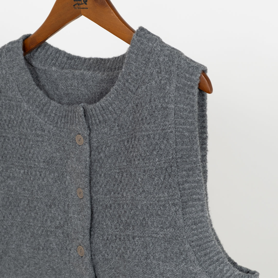 柄ヨーク前開きベスト