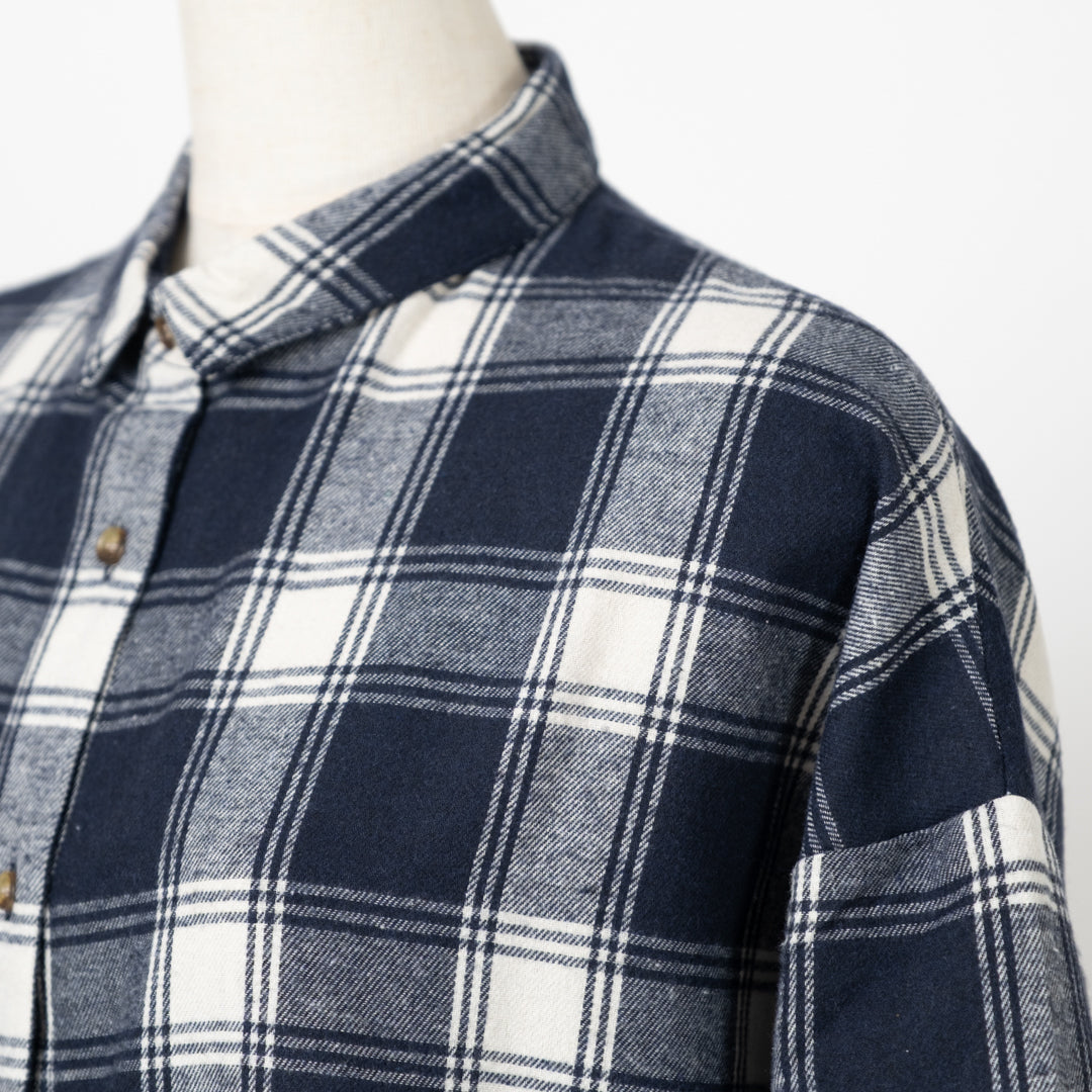 動物刺しゅうビッグシャツ