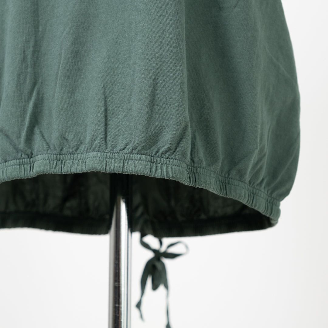 ピグメント裏毛布帛切替えベスト