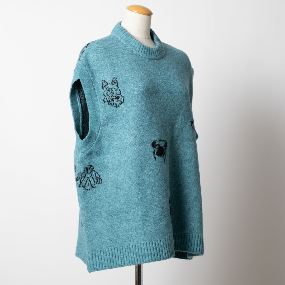 手書き風ワンちゃんベスト