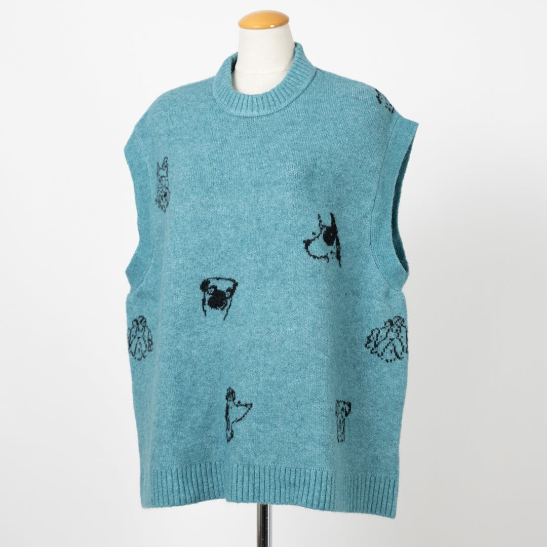 手書き風ワンちゃんベスト