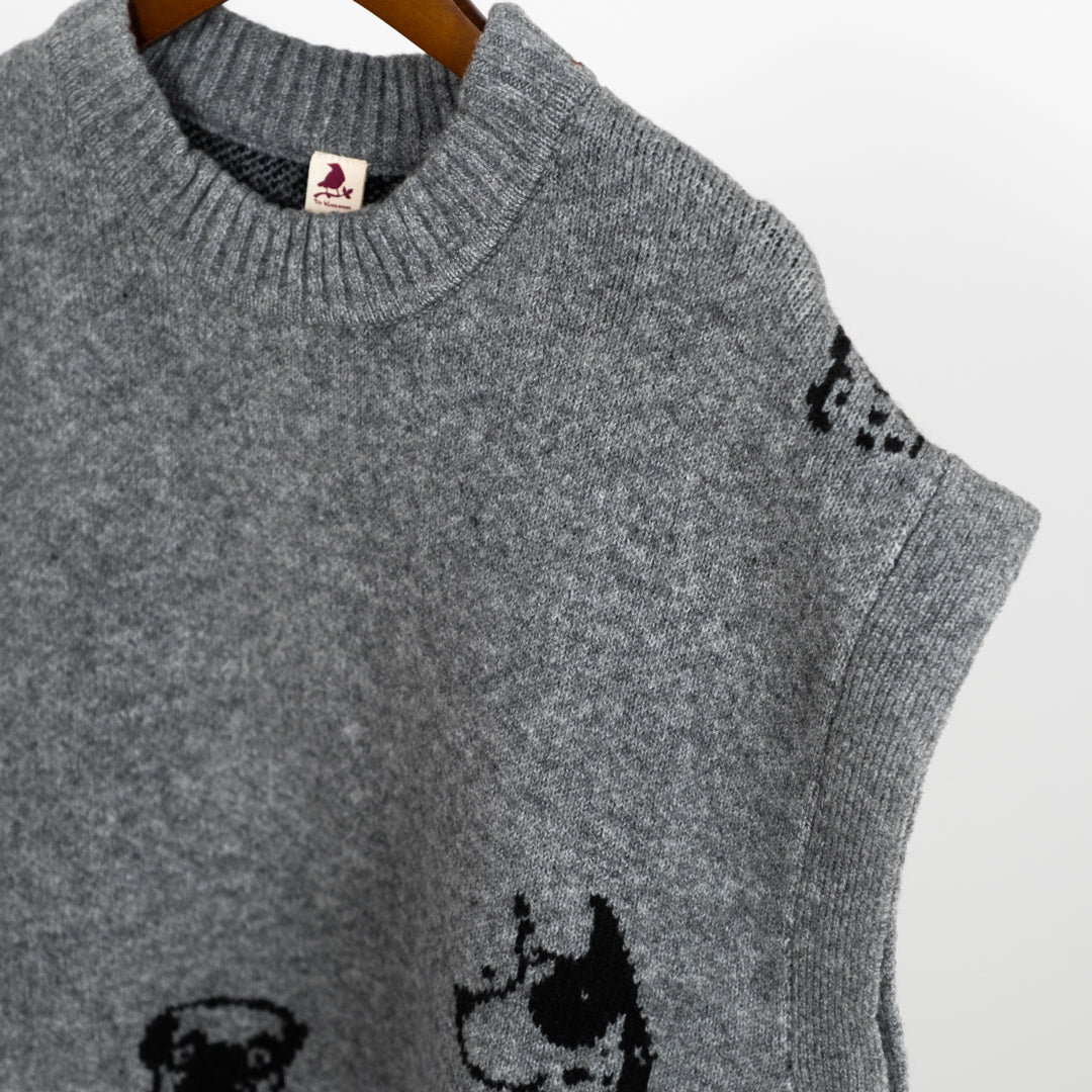 手書き風ワンちゃんベスト