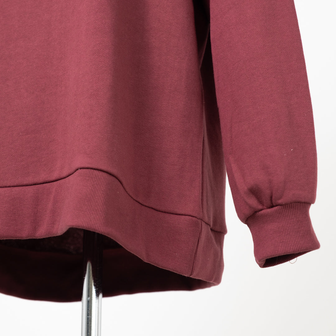 裏毛食べ過ぎた猫プルオーバー