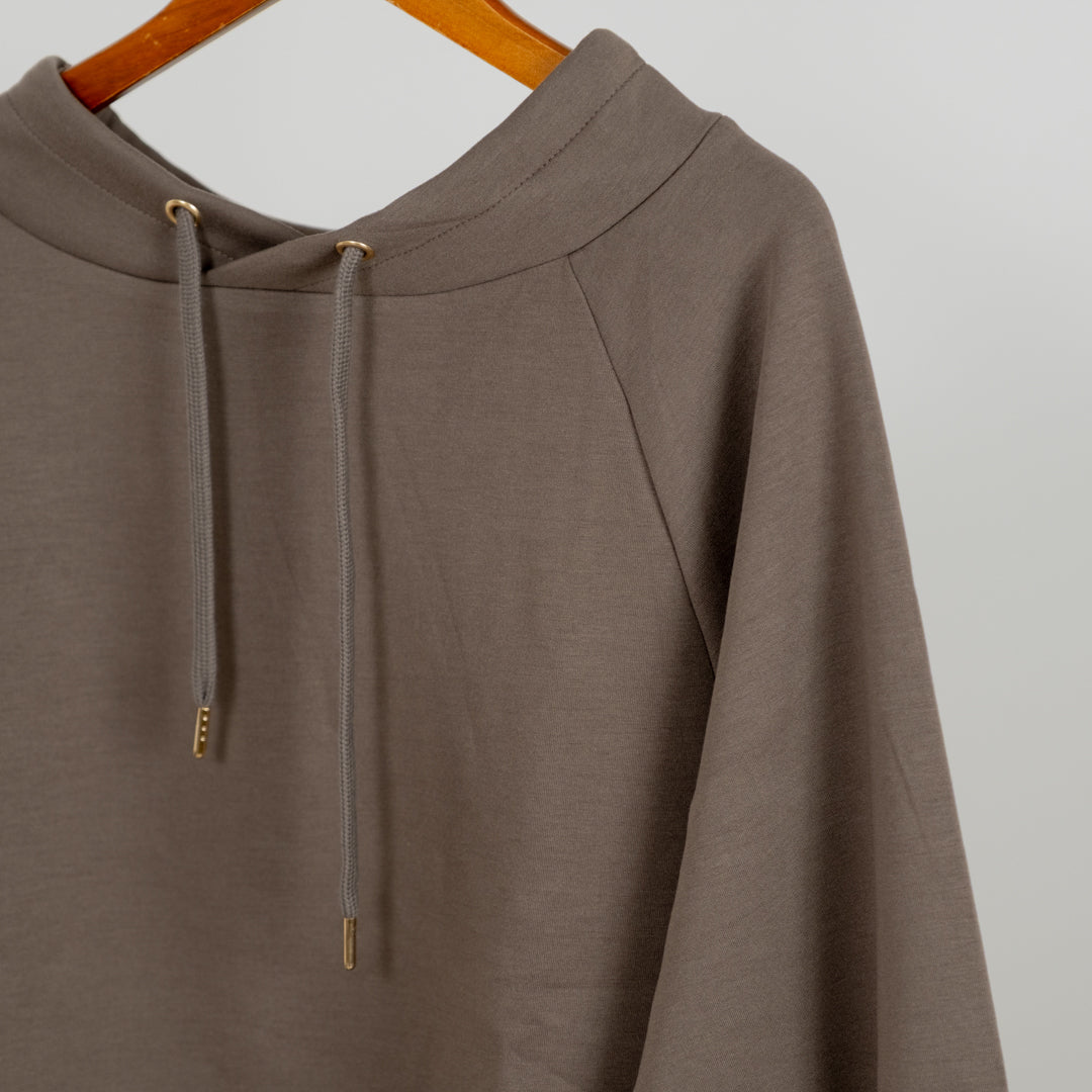 ダンボールニットルーズハイネック